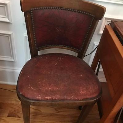 Pair of leather chairs $199