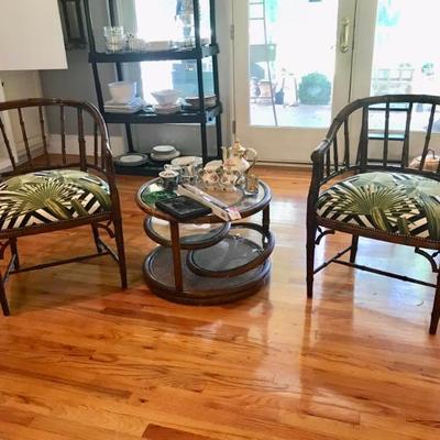 bamboo chairs $199 each SOLD
bentwood coffee table $35
27 X 18
