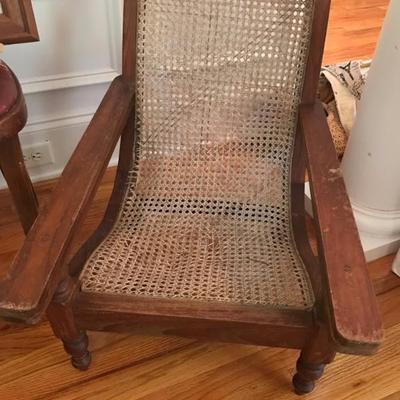 antique child's plantation chair $125