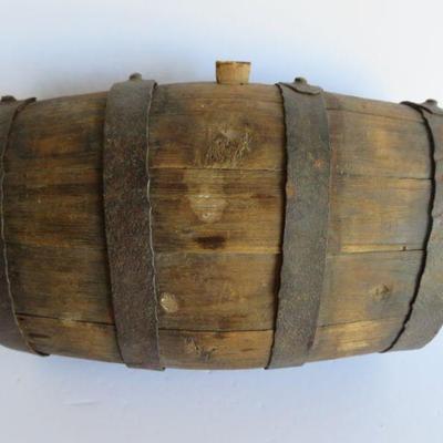 wooden stave flask