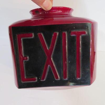 Exit light, ruby