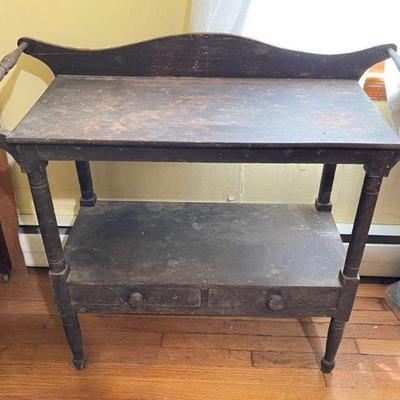 19th c Country Sheraton Washstand