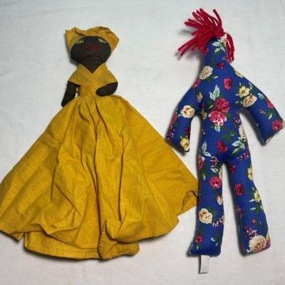 Vintage Black Americana Pillow Doll