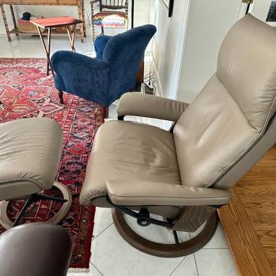 Stressless recliner and ottoman.  New $4500 offered for $1500!!! We don't get these often.