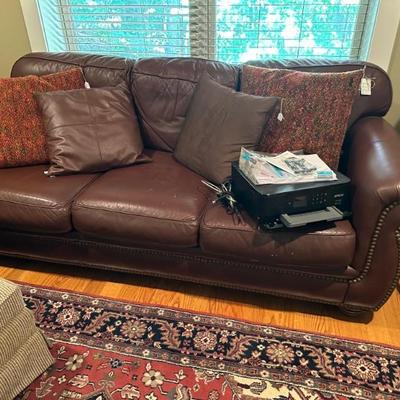 Leather sofa