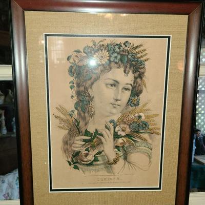 Currier and Ives Lithograph