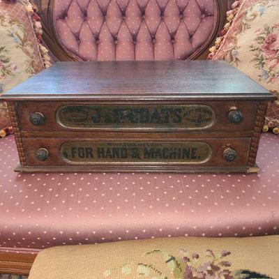 2 drawer spool cabinet