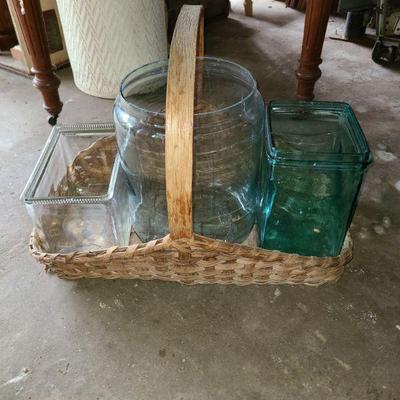 glass battery containers