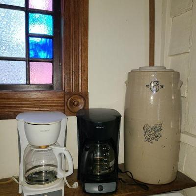 #6 Western stoneware butter churn