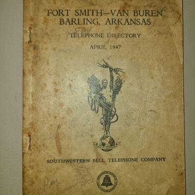 1947 Fort Smith- Van Buren- Barling Telephone Directory