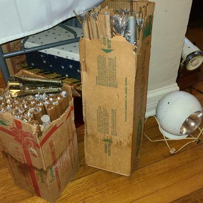 Aluminum Christmas trees - will update if they are complete later this week!  We just found and need to set them up.