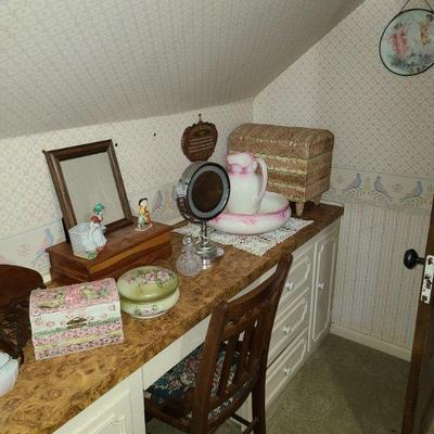 upstairs