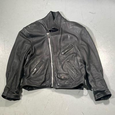 AG USA LEATHER JACKET | Size: L Genuine leather jacket by AG USA with black cotton lining. 