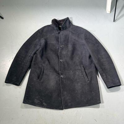 BLUE DUCK SHEEPSKIN JACKET | Size 44 Mens, sheepskin jacket by BlueDuck. 