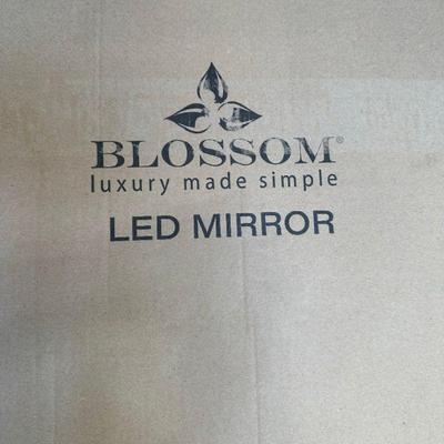 BRAND NEW IN BOX BLOSSOM LED MIRROR | Model: LED M2 3636 36in x 36in. - l. 40 x w. 4.5 x h. 40 in 