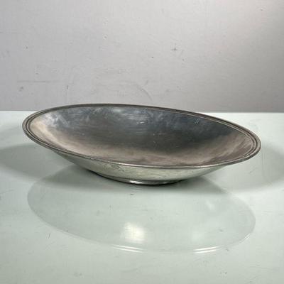 ARTE ITALICA PLATTER | Made in Italy Arte Italica metal platter stamped 95% on back. - l. 16 x w. 11 x h. 2.5 in 
