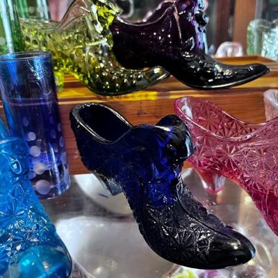 FENTON GLASS SHOES
