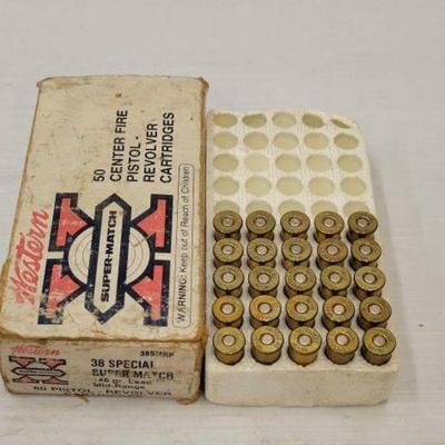 #1368 â€¢ 25 Rounds of Winchester 38spl
