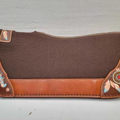 #2220 â€¢ 1" Thick Felt Bottom Dreamcatcher Saddle Pad
