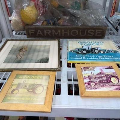 #680 â€¢ (5) Wooden Wall Decor Signs
