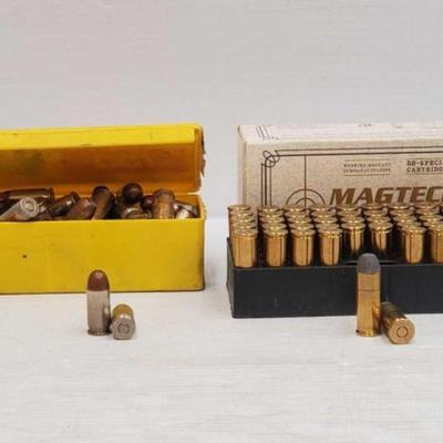 #1355 â€¢ (50) Rounds Of Magtech 45 Colt & (50) Rounds Of 45 Auto Ammo
