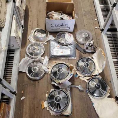 #7214 â€¢ Box Of Vintage StudeBaker Parts
