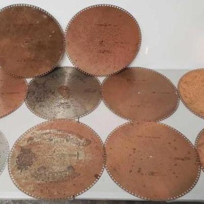#579 â€¢ (10) Antique Music Box Discs
