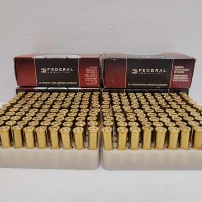 #1330 â€¢ 200 Rounds of Federal Ammunition 357 Magnum
