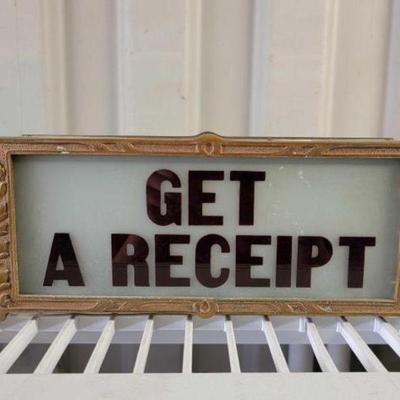#7174 â€¢ Get a Receipt Sign
