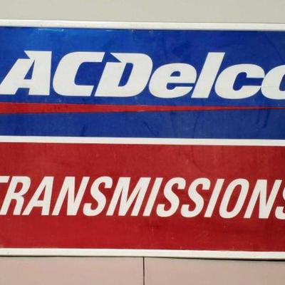 #572 â€¢ ACDelco Transmissions Metal Sign
