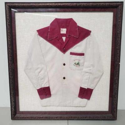 #590 â€¢ Roy Rodgers By Rob Roy Western Shirt Framed
