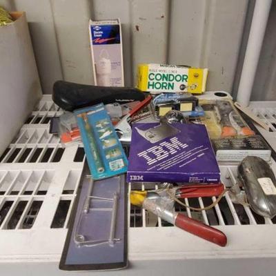 #7580 â€¢ Tools, Bicycle Horn, Bicycle Seat & More
