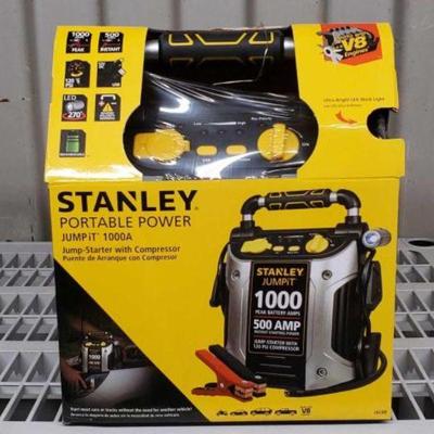 #7228 â€¢ NEW!!!!Stanley Portable Jump Starter With Compressor
