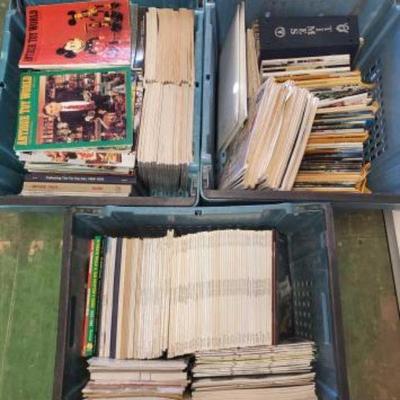 #7012 â€¢ 3 Totes of Automotive and Toy Magazines
