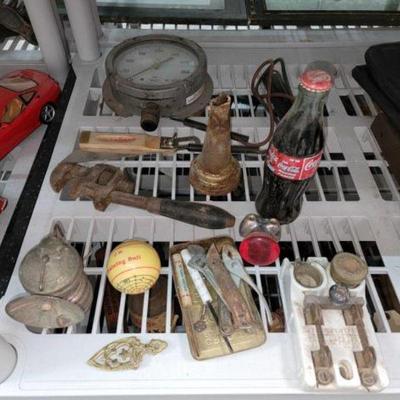 #661 â€¢ Coke Bottl3, Wrench, Psi Scale & Training Ball
