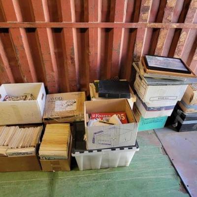 #7022 â€¢ Boxes of Magazines & Framed Photos
