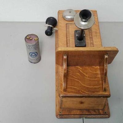 #606 â€¢ Antique Western Electric Wall Mount Telephone
