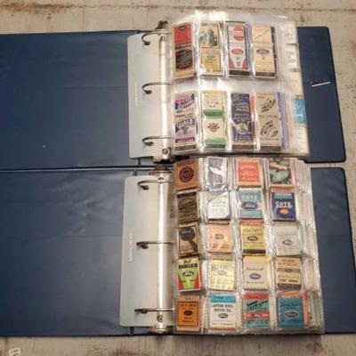 #7552 â€¢ (2) Binders Of Vintage Ford Collectible Matchbooks
