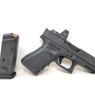 #702 â€¢ Glock 19 9mm Semi-Auto Pistol with Trijicon Red Dot
