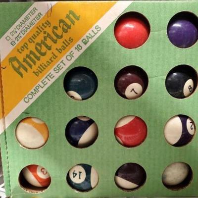 #7244 â€¢ Top Quality American Billard Balls
