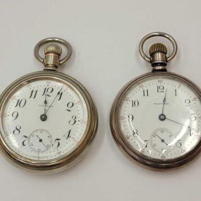 #2424 â€¢ (2) Waltham Pocket Watches
