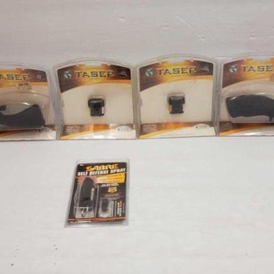 #2310 â€¢ Pepper Spray, (2) Lithium Power Magazines, & (2) Tazer Soft Cases
