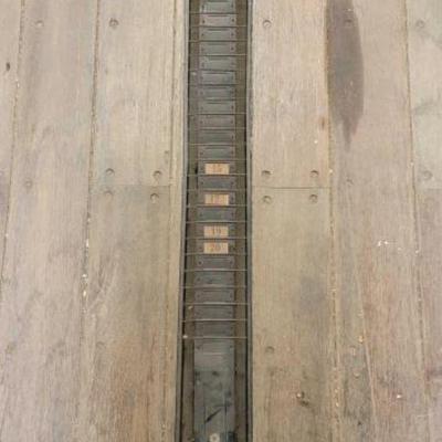 #7634 â€¢ Vintage Kaiser Frazer Time Card Rack
