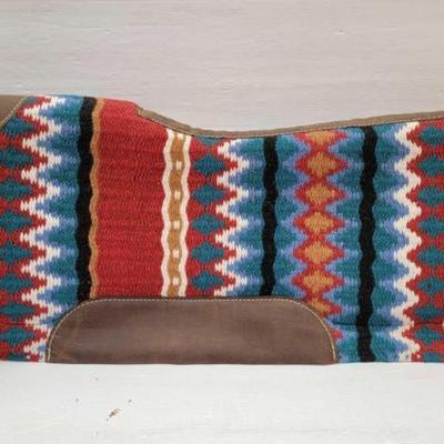 #2236 â€¢ Wool Top Navajo Pattern Saddle Pad
