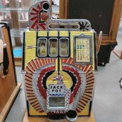 #554 â€¢ Mills War Eagle Slot Machine
