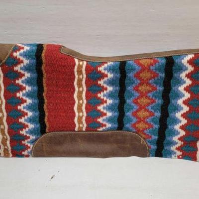 #2230 â€¢ Navajo Design Wool Top Saddle Pad

