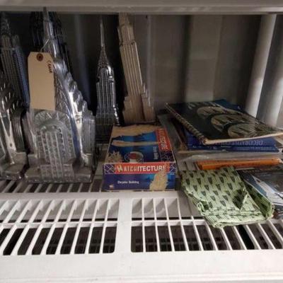 #7524 â€¢ City Memorabilia Art, Matchitecture Chrystler Building, & More
