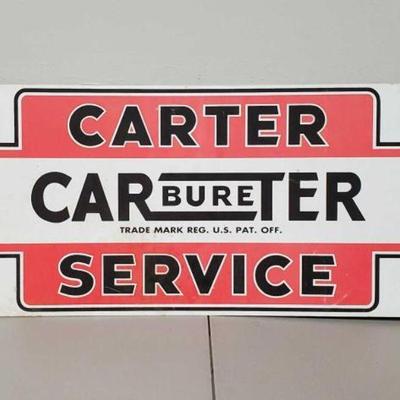 #574 â€¢ Carter Carter Buret Service Metal Sign
