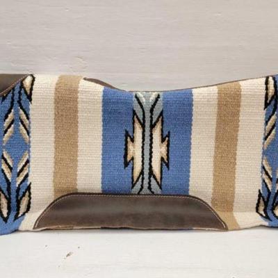 #2232 â€¢ Patternd Wool Top Saddle Pad

