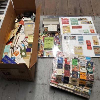 #7558 â€¢ Collectible Vintage Match Books & Collectors Price Guide Book

